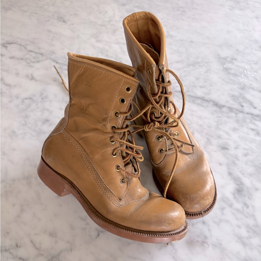 Vintage Greb leather construction boots men’s size 7